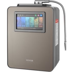 VEVOR Alkaline Water Ionizer Machine, pH 2.5-11.2 Alkaline Acidic Hydrogen Water Purifier, 6 Water Settings Home Filtration System, Up to -850mV